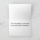 ビーチフォーエバーフレンズ詩 カード (内部)