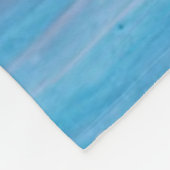 *~*ビーチフォームパステル抽象芸術ターコイズピーチ フリースブランケット (角)