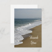 ビーチフラットサンキューノートカード サンキューカード (正面/裏面)