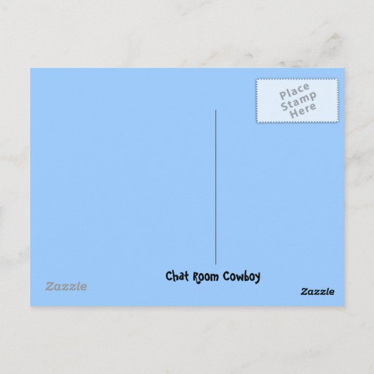 ビーチフラッパー女の子はがきアジアの傘のクローチェ ポストカード (裏面)