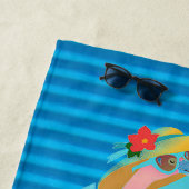 ビーチフラミンゴビーチタオル ビーチタオル (インサイチュ)