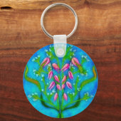 ビーチフラワーアクリル絵を描ズ キーホルダー (裏面)