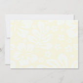 ビーチフラワーズ ブライダルシャワー - ライラック 招待状 (裏面)