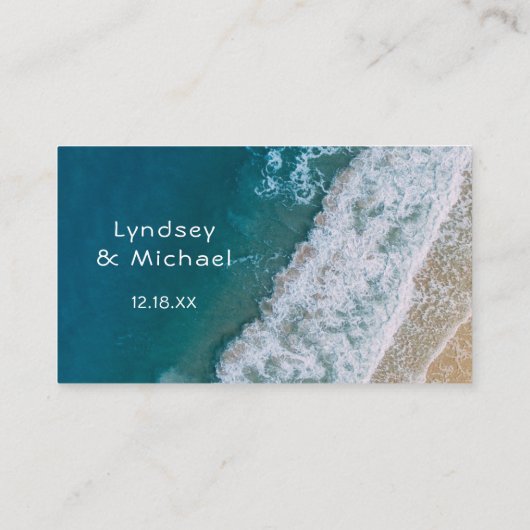 ビーチフリー飲酒券 |海バートークン 名刺 (裏面)