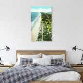 ビーチフロントの空中表示 キャンバスプリント (インサイチュ (寝室))