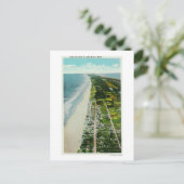 ビーチフロントの空中表示 ポストカード (スタンド正面)