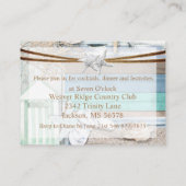 ビーチフロントウェディング エンクロージャーカード (裏面)