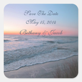 ビーチフロントビュー封筒用シール/シール スクエアシール