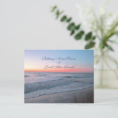 ビーチフロントビュー 結婚式招待状 招待状 (スタンド正面)
