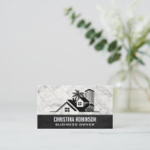 ビーチフロントプロパティ | 不動産仲介業者 名刺 (スタンド正面)