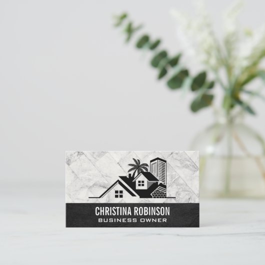 ビーチフロントプロパティ | 不動産仲介業者 名刺 (スタンド正面)