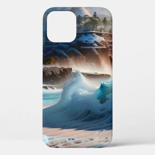 ビーチフロント海波風景1 Case-Mate iPhoneケース (裏面)
