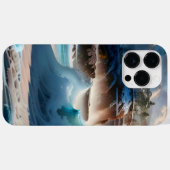ビーチフロント海波風景1 Case-Mate iPhoneケース (裏面 (横))