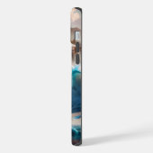 ビーチフロント海波風景1 iPhoneケース (左側面)