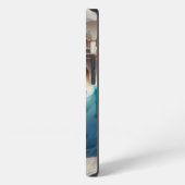 ビーチフロント海波風景1 iPhoneケース (左側面)