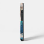 ビーチフロント海波風景1 iPhoneケース (左側面)