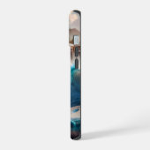 ビーチフロント海波風景1 iPhone 15ケース (左側面)