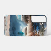ビーチフロント海波風景1 SAMSUNG GALAXYケース (裏面横)