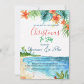 ビーチフロントIクリスマス7月 招待状 (正面)