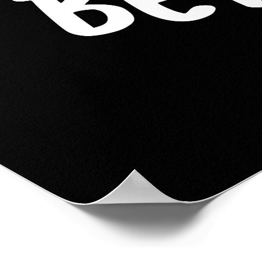 ビーチブおもしろいンヌプンダークBG ポスター (角)