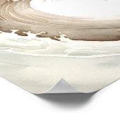 ビーチブライダルシャワーカスタムウェルカムサイン ポスター (角)