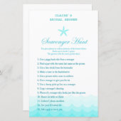 ビーチブライダルシャワーゲ航海のーム、マーメイド (正面/裏面)