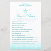 ビーチブライダルシャワーゲ航海のーム、マーメイド (正面)