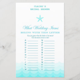 ビーチブライダルシャワーゲ航海のーム、マーメイド