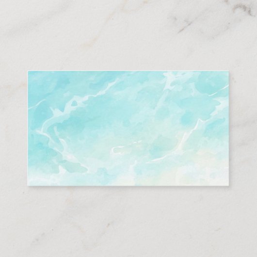 ビーチブライダルシャワー何人のキスブライダルゲーム エンクロージャーカード (裏面)