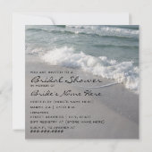ビーチブライダルシャワー招待 招待状 (裏面)