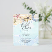 ビーチブライダルシャワー沿岸航海の招待状 (スタンド正面)