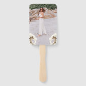 ビーチブライダルシャワー週末の旅程の写真 ハンドファン (裏面)