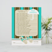 ビーチブライダル又はウェディングシャワーパーティーゲーム (スタンド正面)