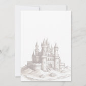 ビーチブライドブライダルシャワー 招待状 (裏面)