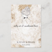 ビーチブライドメイドヘアタイスクルンキーホルダー エンクロージャーカード (正面)