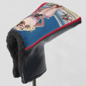 ビーチブランケットピンアップ ゴルフヘッドカバー (3/4 正面)