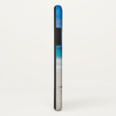 ビーチブリストロピカルブルー海名前をカスタムする Case-Mate iPhoneケース (裏面/右)