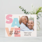 ビーチブリーズトロピカルテーマ写真Save the Date セーブザデート (スタンド正面)