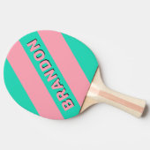 ビーチブリーズノスはっきりしたストライプガルの名前 卓球ラケット (横)