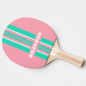 ビーチブリーズノスタルジックストライプラリー名 卓球ラケット (横)