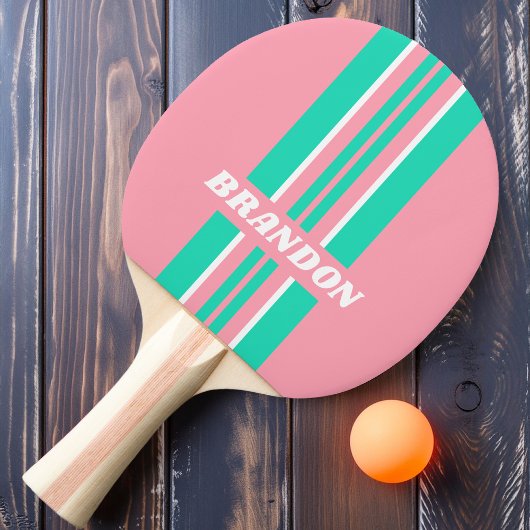 ビーチブリーズノスタルジックストライプラリー名 卓球ラケット