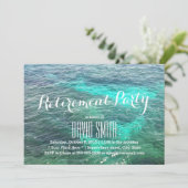 ビーチブルーウォーターリタイアメントパーティー 招待状 (スタンド正面)