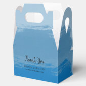 ビーチブルーウォーター結婚カラー フェイバーボックス (オープン)