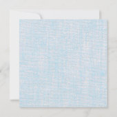 ビーチブルーバーラップスターフィッシュエレガントなウェディングブライダル 招待状 (裏面)