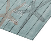 ビーチブルーフェイクウッドヒトデ カッティングボード (角)