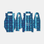 ビーチブルーレトロウェーブヴィンテージパーティー好意ボックス フェイバーボックス (折り畳みなし)