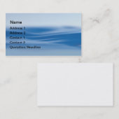 ビーチブルー名刺 名刺 (正面/裏面)