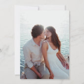 ビーチブルー海水彩白鶴海岸 セーブザデート (裏面)