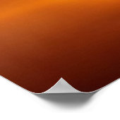 ビーチブルー金ゴールド海スカイ美モダン ポスター (角)