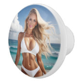 ビーチブロンド セラミックノブ (右)